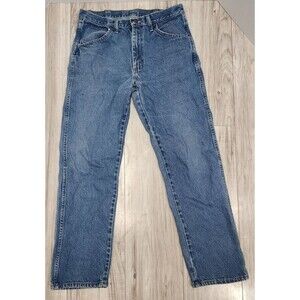 Rustler Blue Man's Jeans Straight Leg Demin Size 31X30